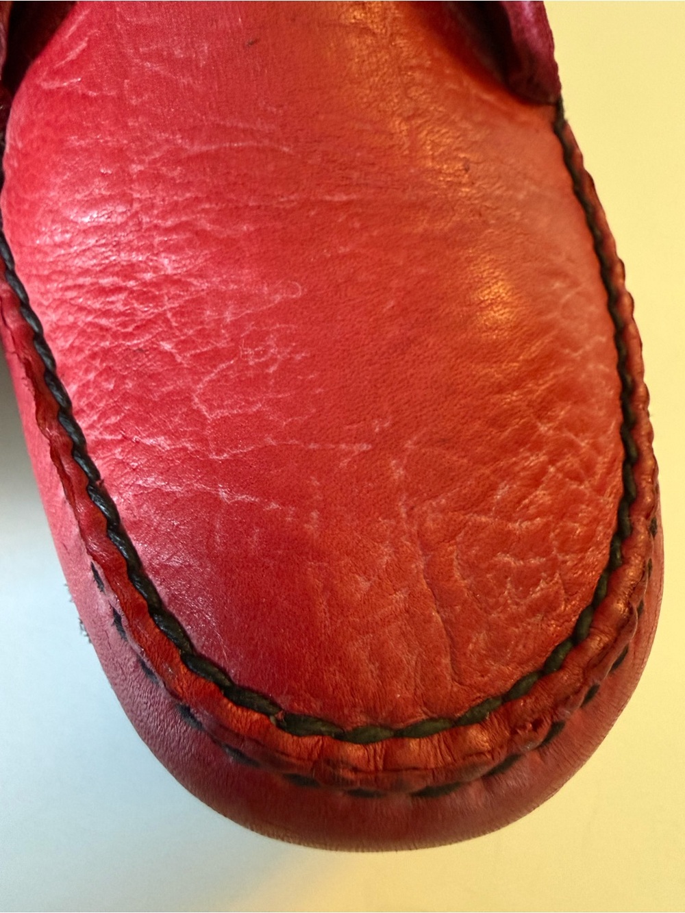Red Lace-Up WillyMoc Leather Custom-Made Women’s Boots Sz 6.5 - Picture 11 of 14